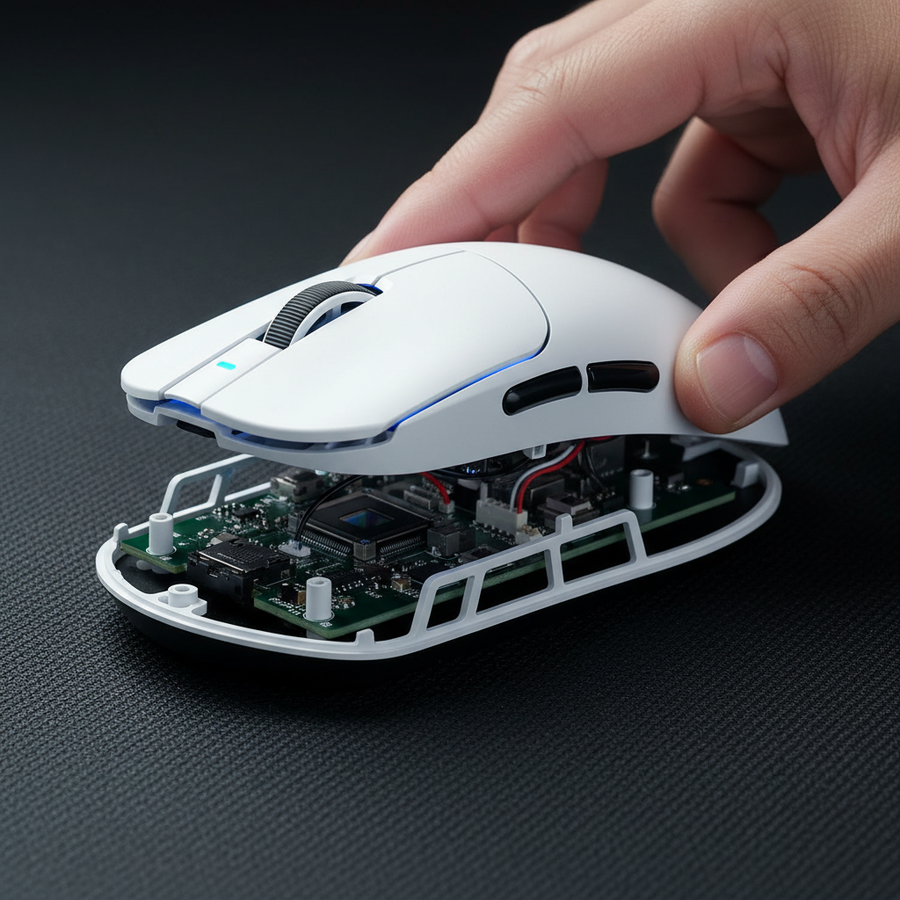 Reducing Hollow Echoes in Solid-Shell Ultralight Mice