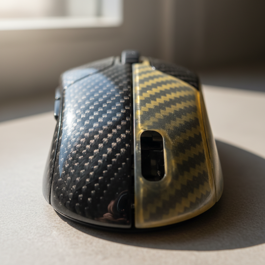 Fixing Yellowed Clear Coats on Premium Carbon Fiber Peripherals