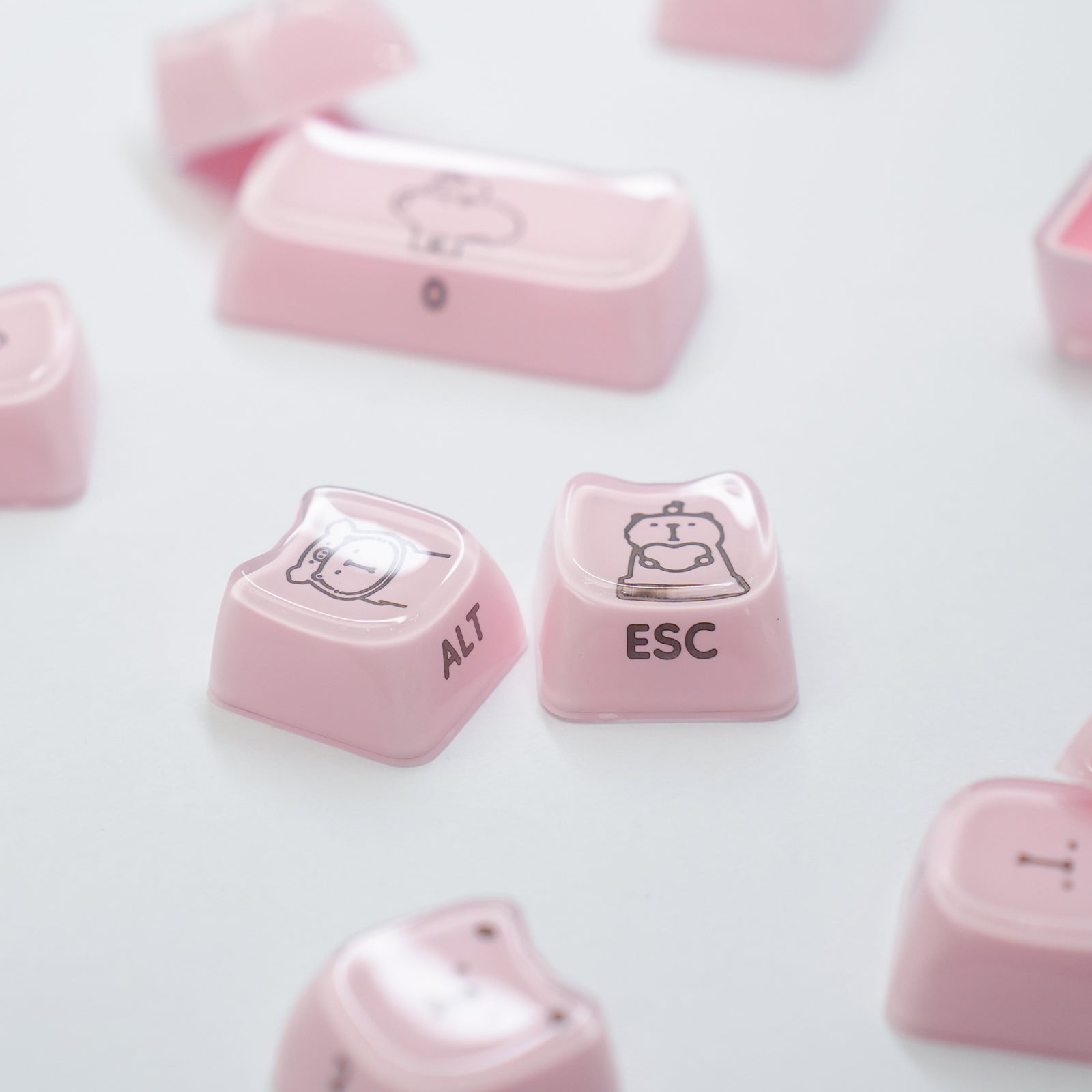 ATTACK SHARK SK05 118/119 teclas, keycaps de PBT, MOA, ANSI