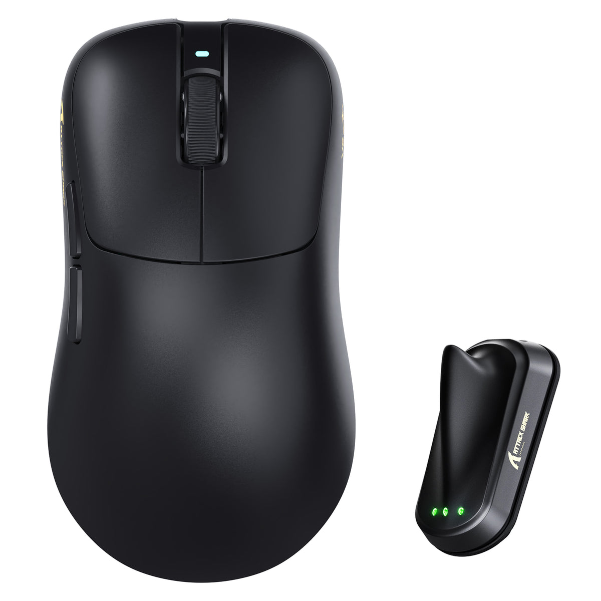 ATTACK SHARK V2 AIR PAW3955MAX Mouse Gamer Sem Fio Ergonômico