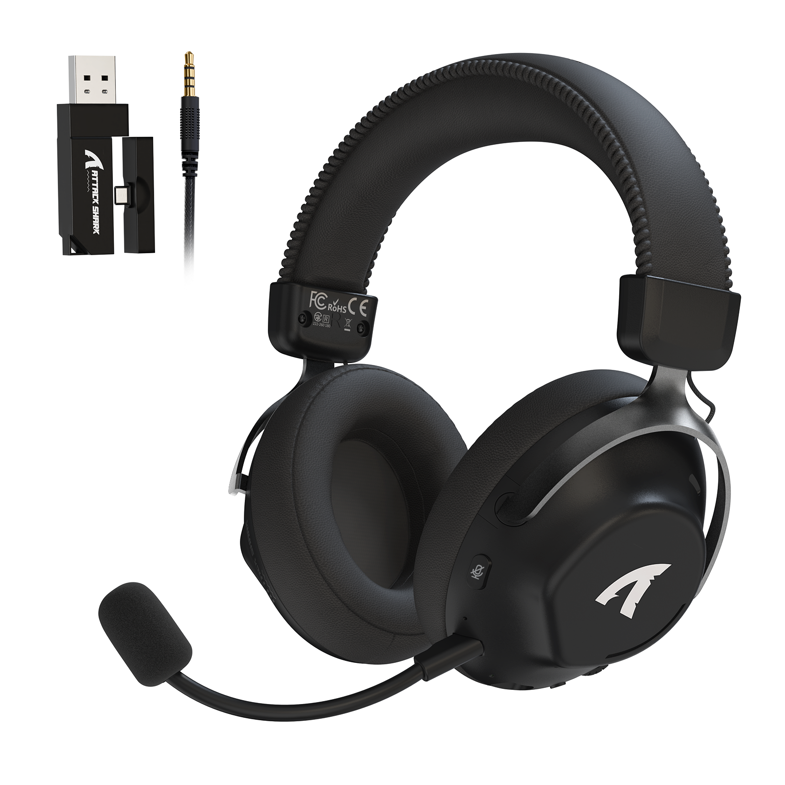 Headset Gamer Sem Fio ATTACK SHARK L50 PRO com Três Modos