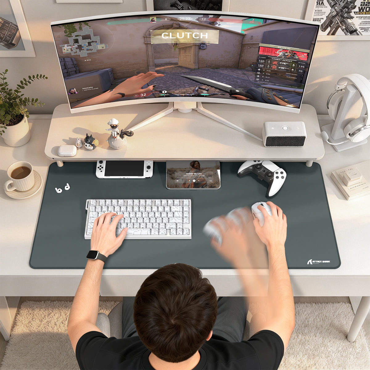 Mousepad Gamer eSport ATTACK SHARK CM02PRO (900x400x4 MM)