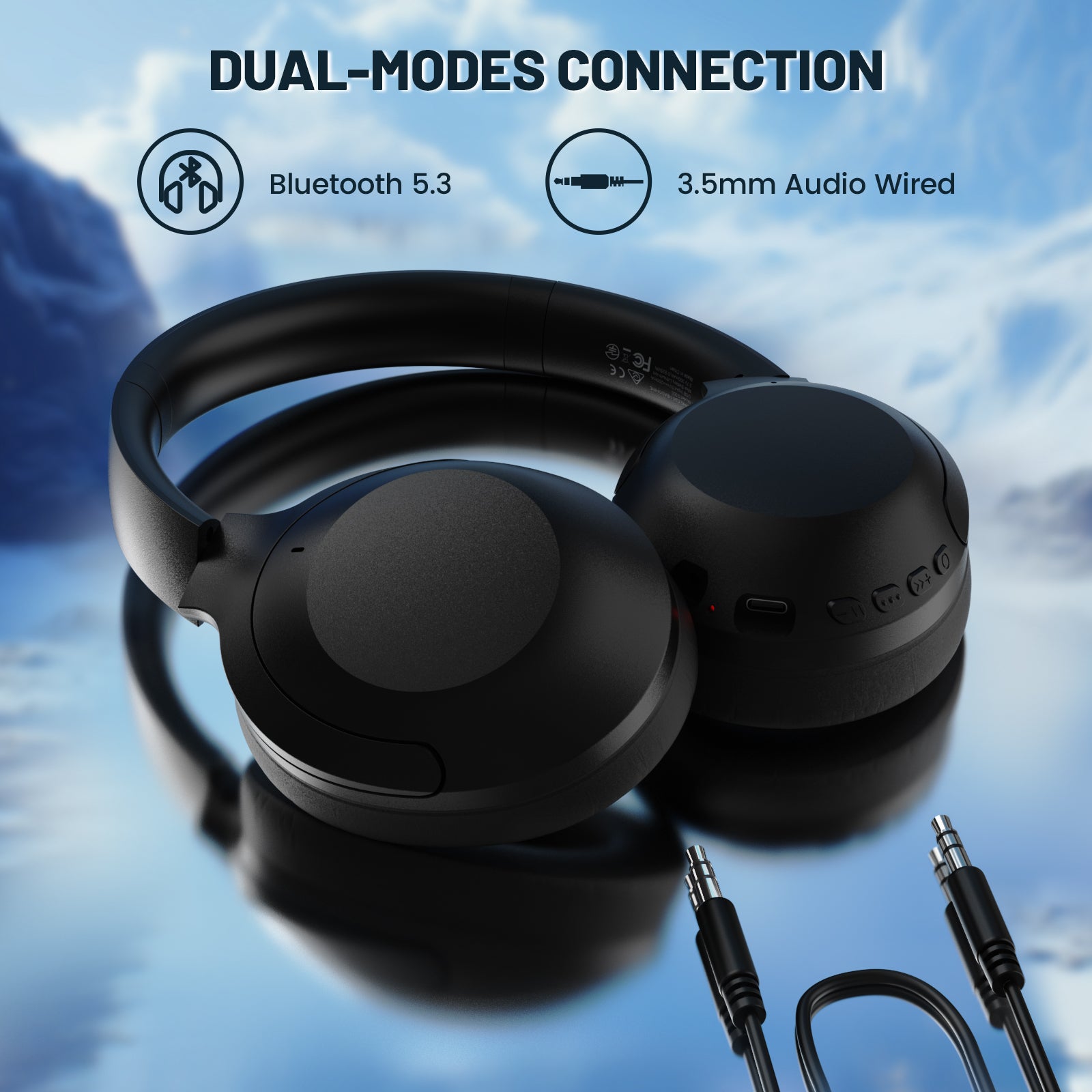 ATTACK SHARK G300 ANC Headphones - Dual Mode Connectivity