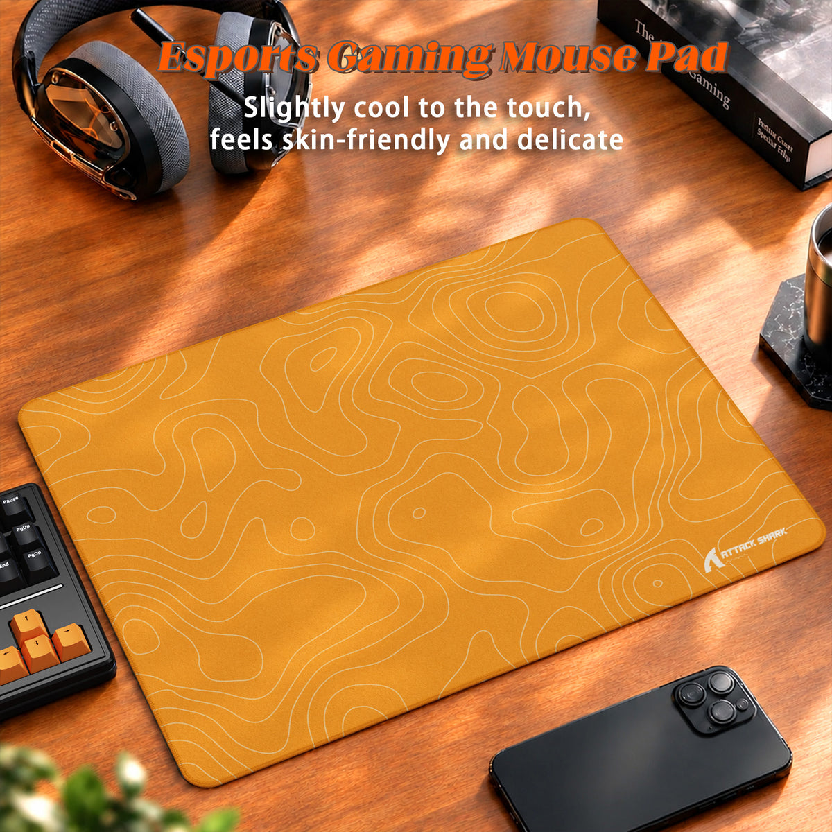 Mousepad gamer eSport ATTACK SHARK CM02SE (405x305x4 MM)
