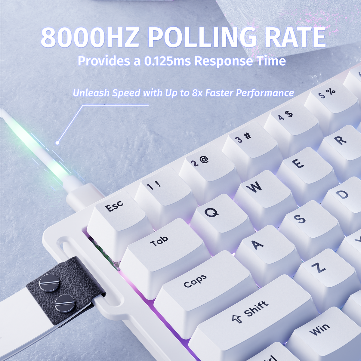 ATTACK SHARK X68 HE Teclado Rapid Trigger com Switch Magnético