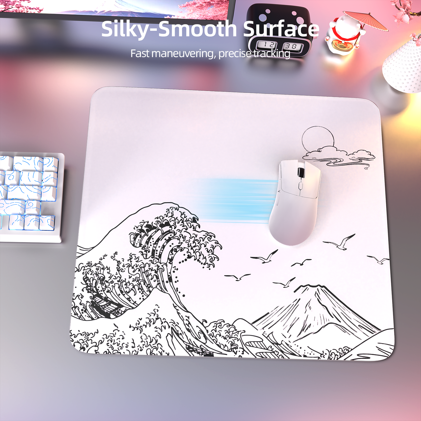 Mousepad Gamer de Vidro Temperado ATTACK SHARK CM05