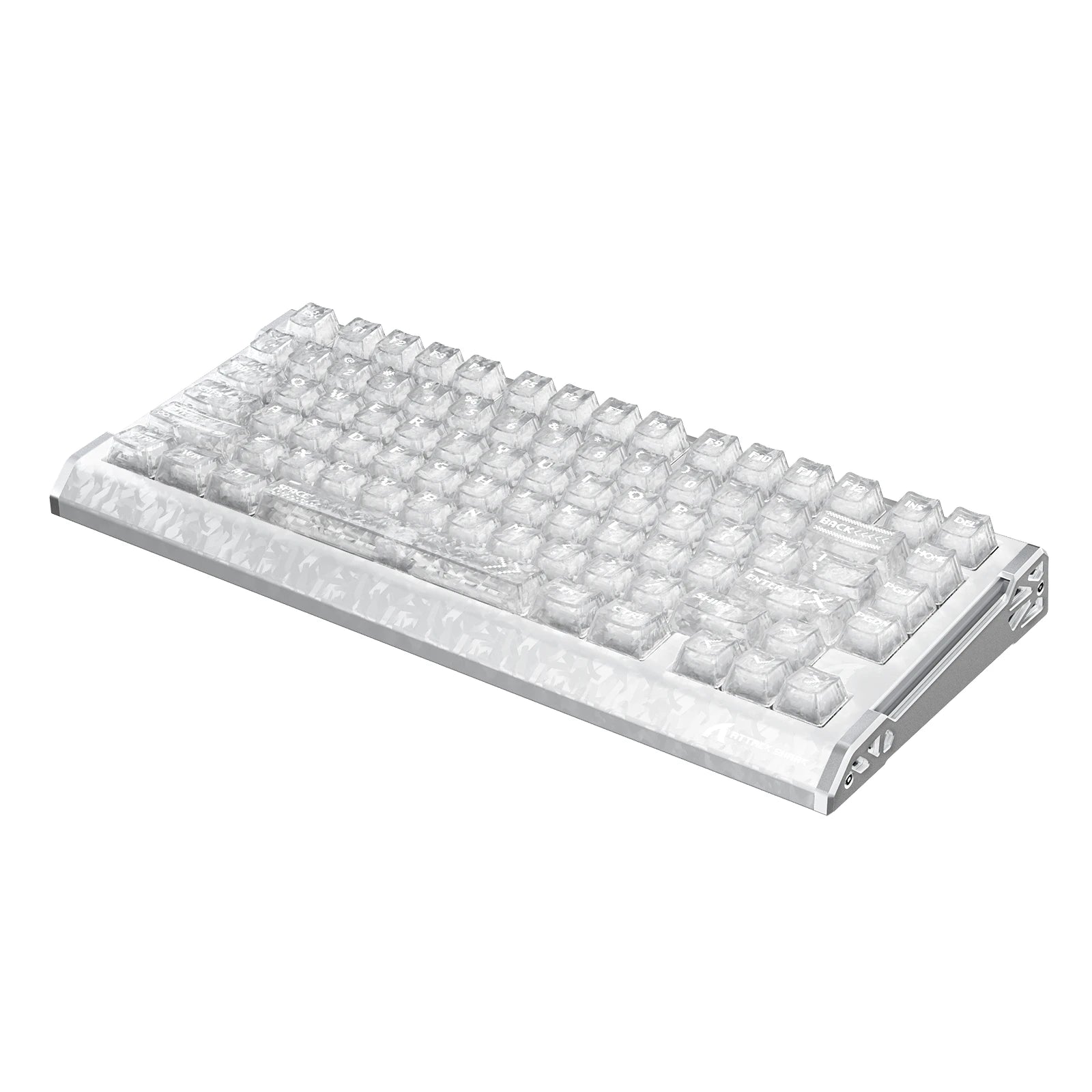 ATTACK SHARK R86 HE Teclado de fibra de carbono com acionamento rápido e switches magnéticos