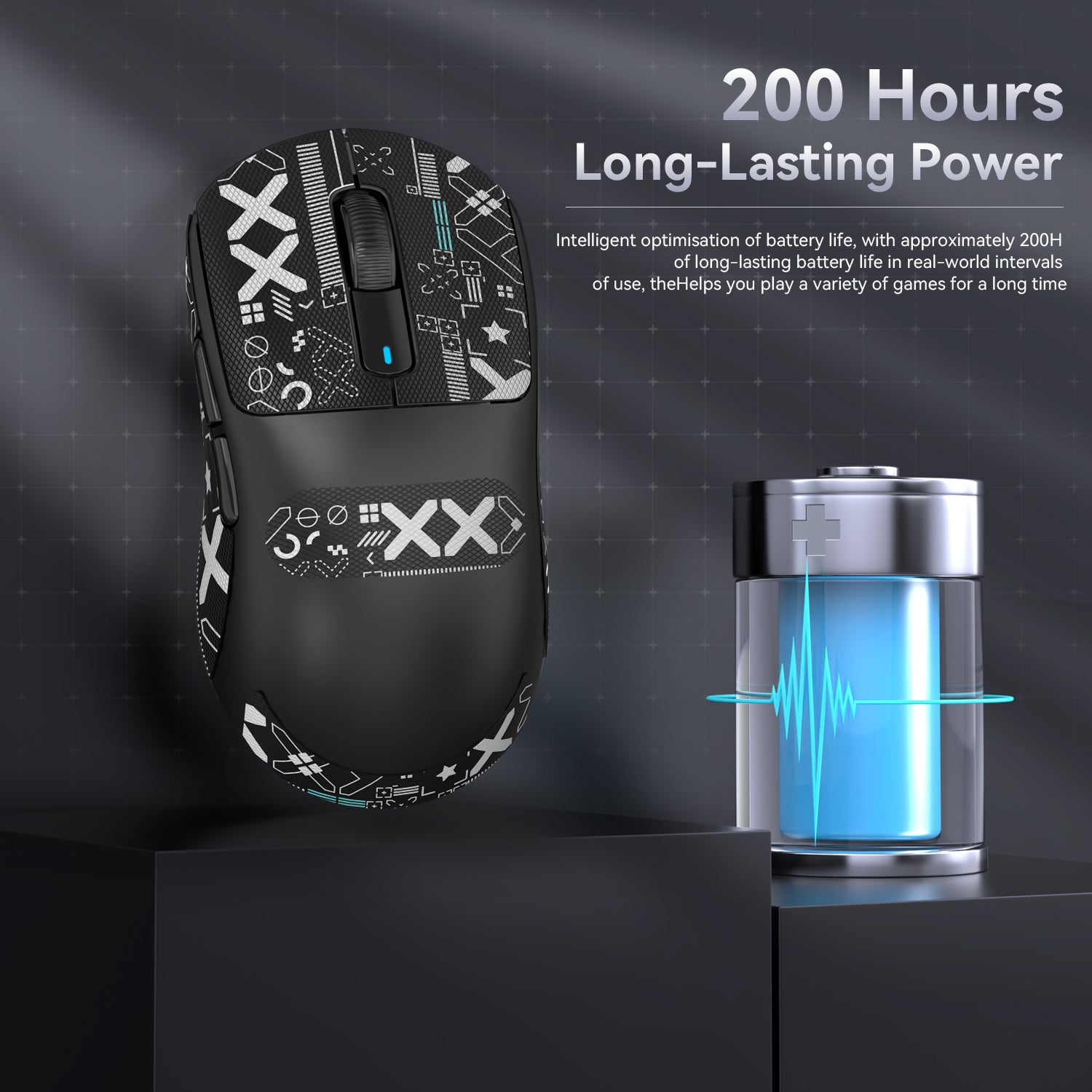 ATTACK SHARK X3PRO gaming mouse comparison chart with 8K polling and 42000 DPI