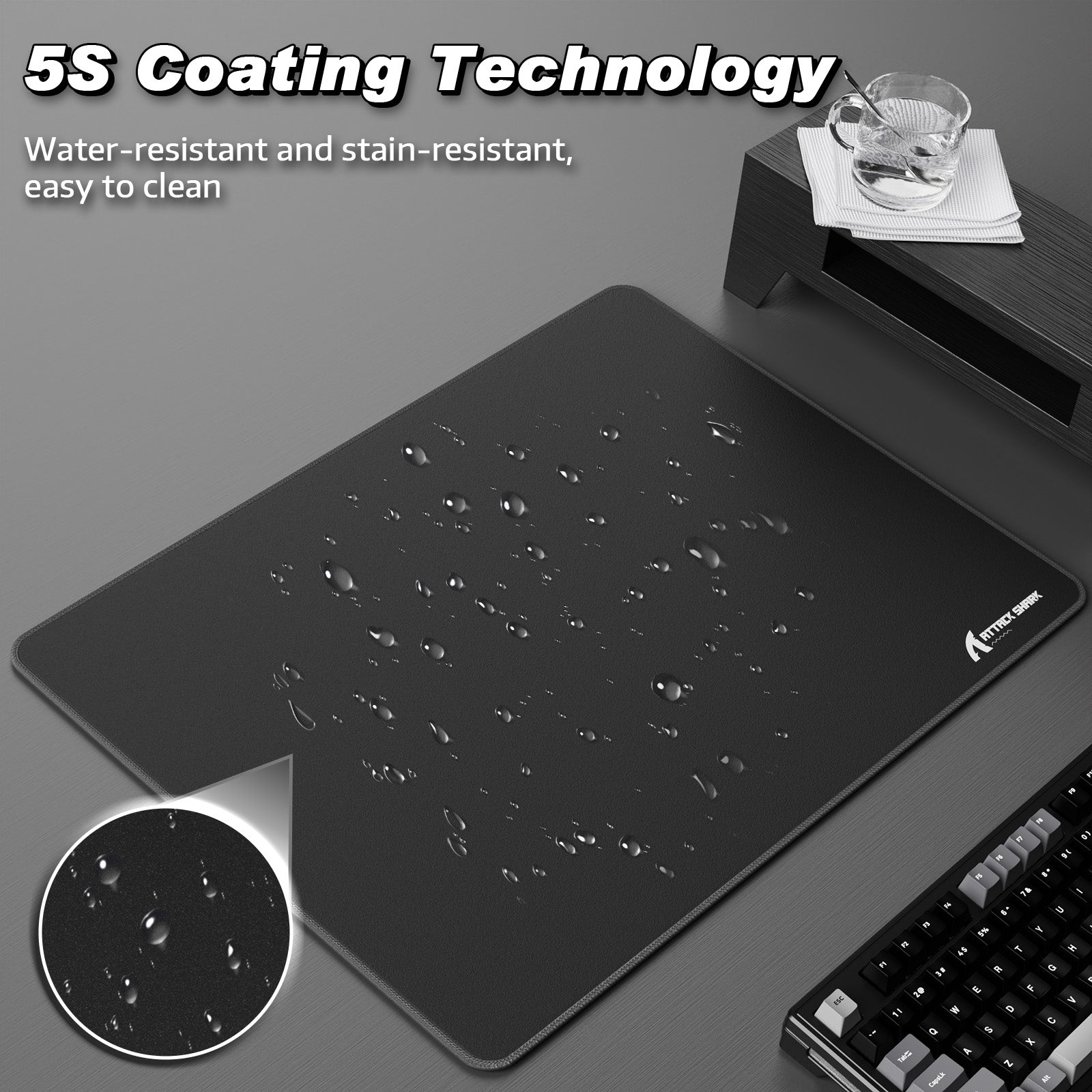 Mousepad Gamer eSport ATTACK SHARK CM02SE (410x310x4 MM)
