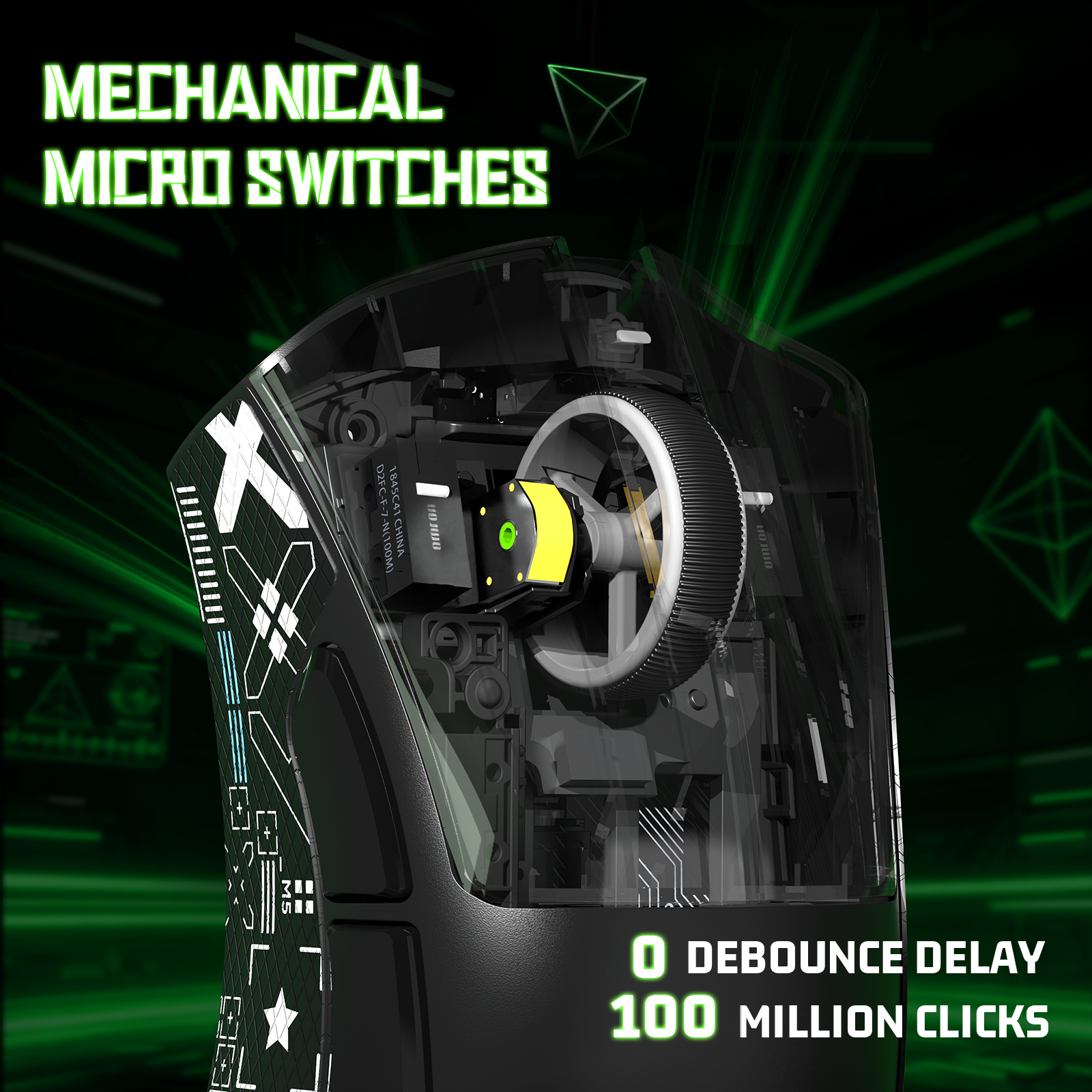 Mouse Gamer Tri-modo Ultra-Leve ATTACK SHARK V3
