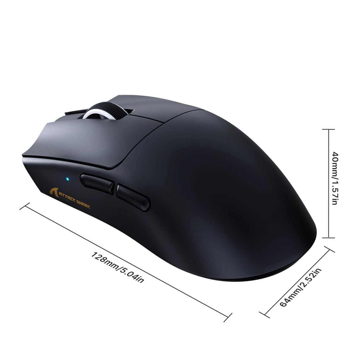 ATTACK SHARK MEGA B2 TMR Mouse Gamer Magnético Sem Fio