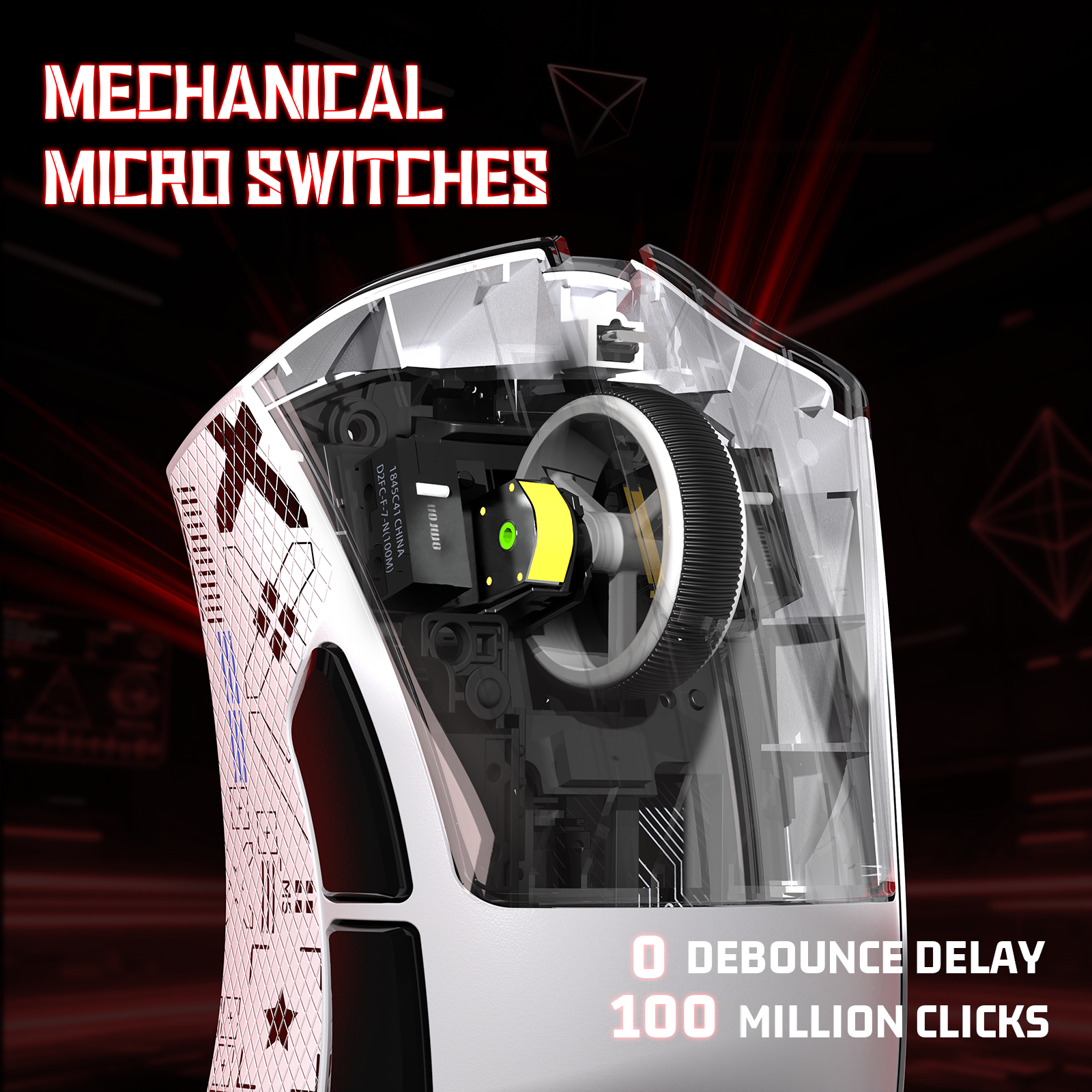Mouse Gamer Tri-modo Ultra-Leve ATTACK SHARK V3