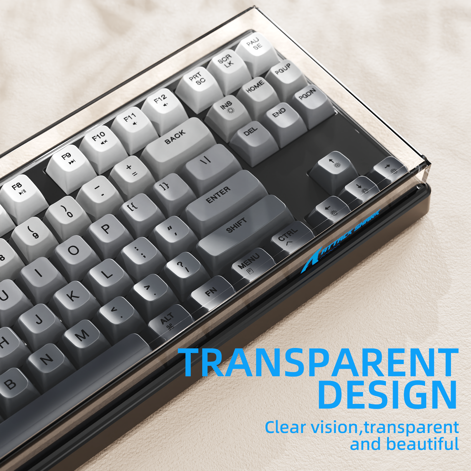 Capa Anti Poeira para Teclado ATTACK SHARK 87 Teclas
