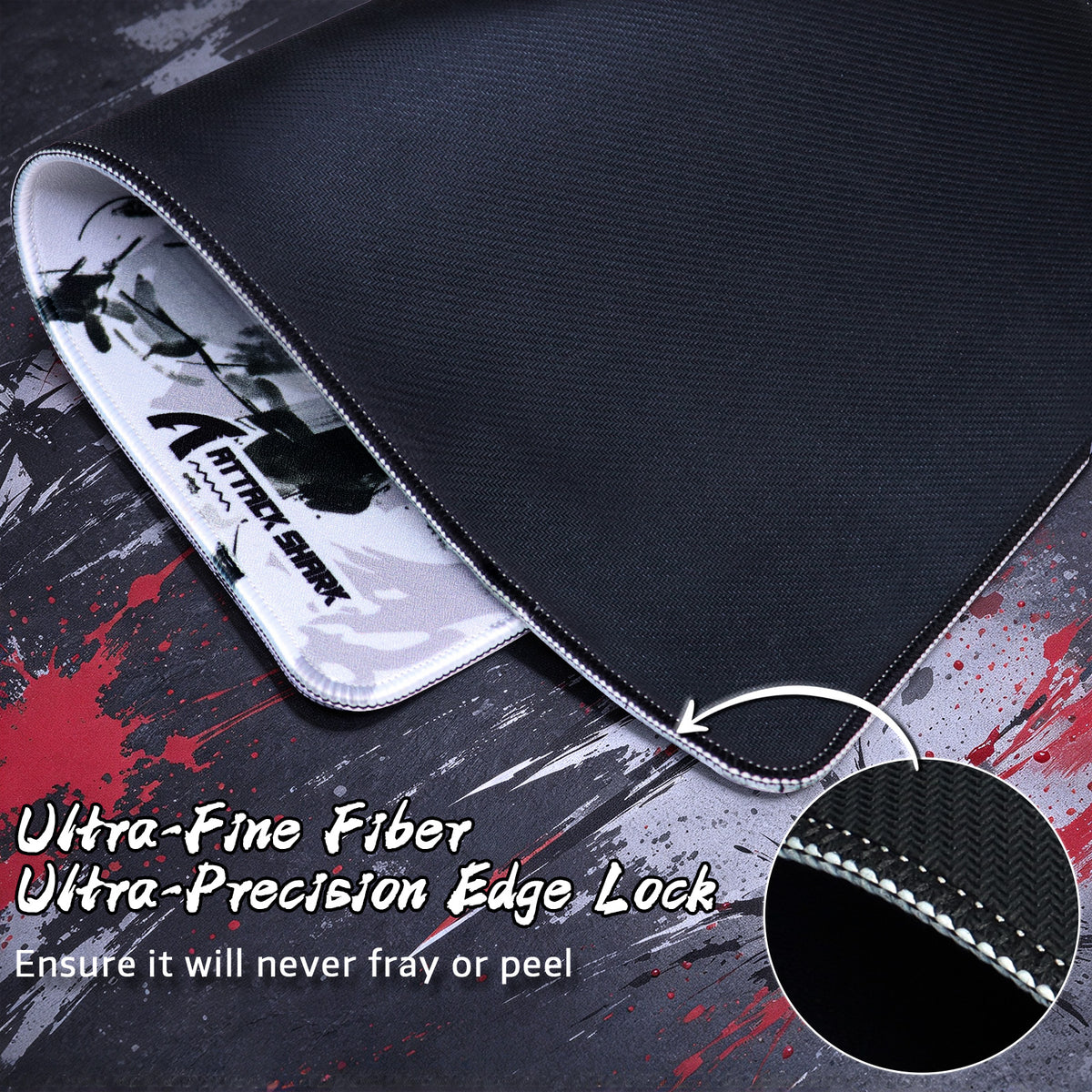 Mousepad gamer eSport ATTACK SHARK CM02SE (405x305x4 MM)