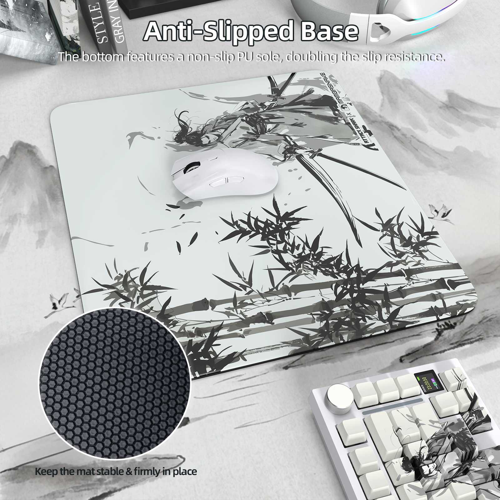 Mousepad Gamer de Vidro Temperado ATTACK SHARK CM05