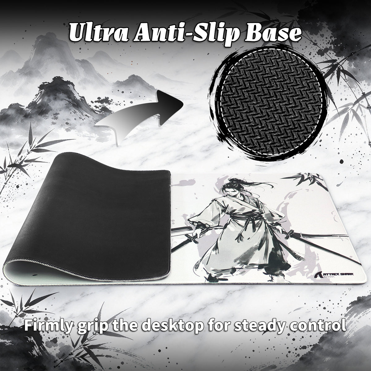 Mousepad Gamer eSport ATTACK SHARK CM02PRO (900x400x4 MM)