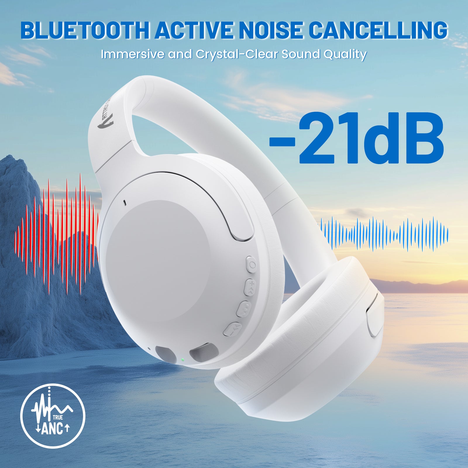 ATTACK SHARK G300 ANC Headphones - Active Noise Cancellation