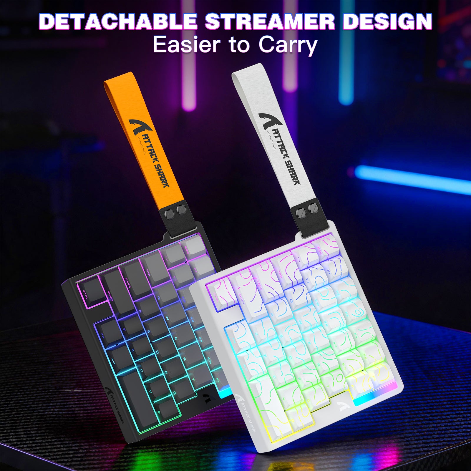 Teclado com Interruptor Magnético de Uma Mão ATTACK SHARK M36 HE