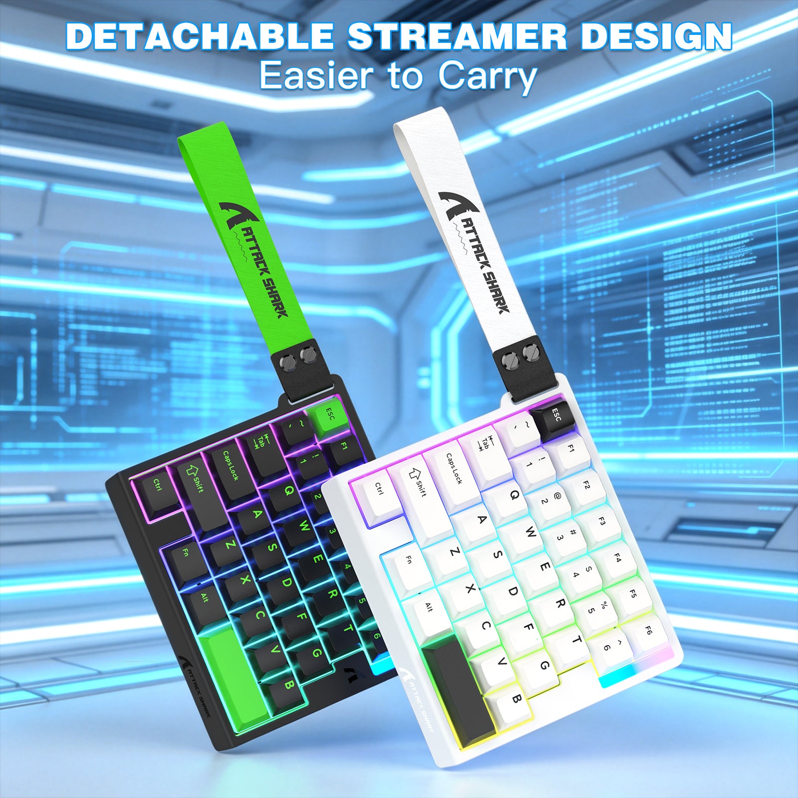 Teclado com Interruptor Magnético de Uma Mão ATTACK SHARK M36 HE