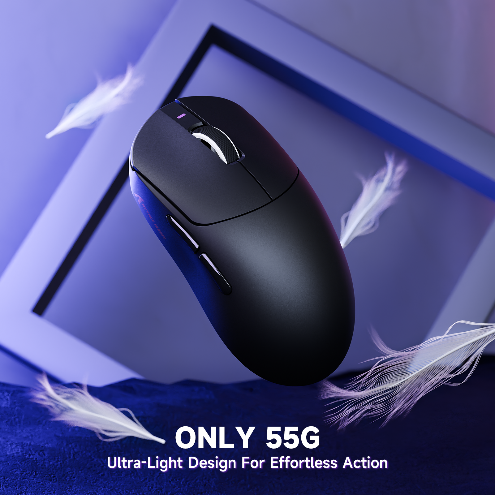Mouse Gamer Sem Fio Ultra-Leve ATTACK SHARK X8PRO & Cabo C06ULTRA