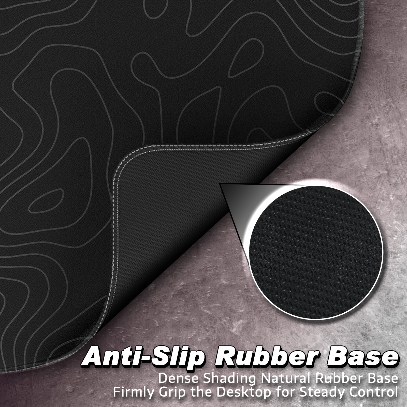 ATTACK SHARK CM02 Mousepad Gamer eSport (450x400x4 MM)