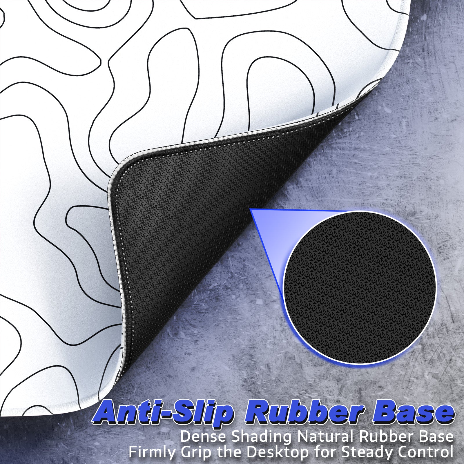 Mousepad Gamer eSport ATTACK SHARK CM02SE (410x310x4 MM)