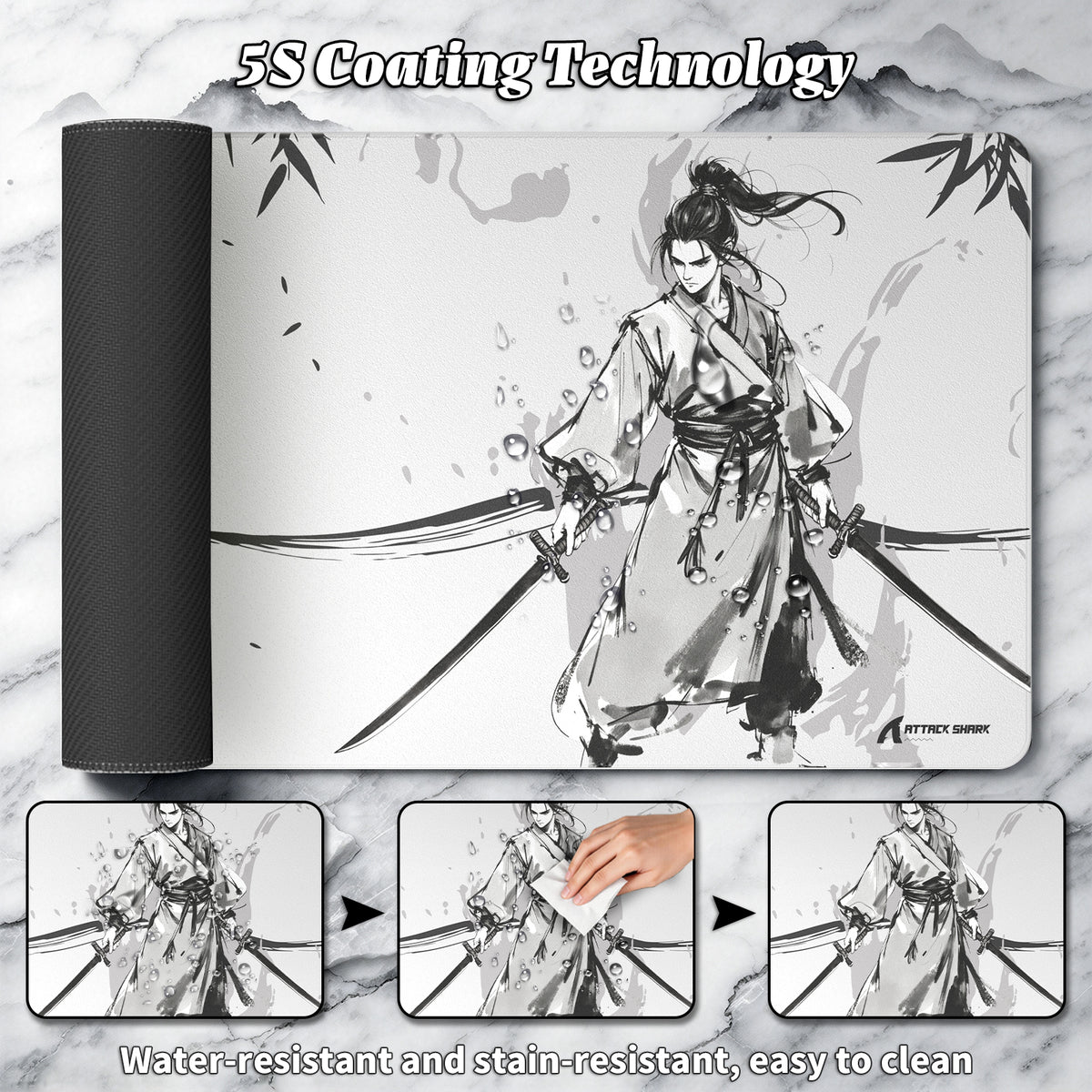 Mousepad Gamer eSport ATTACK SHARK CM02PRO (900x400x4 MM)