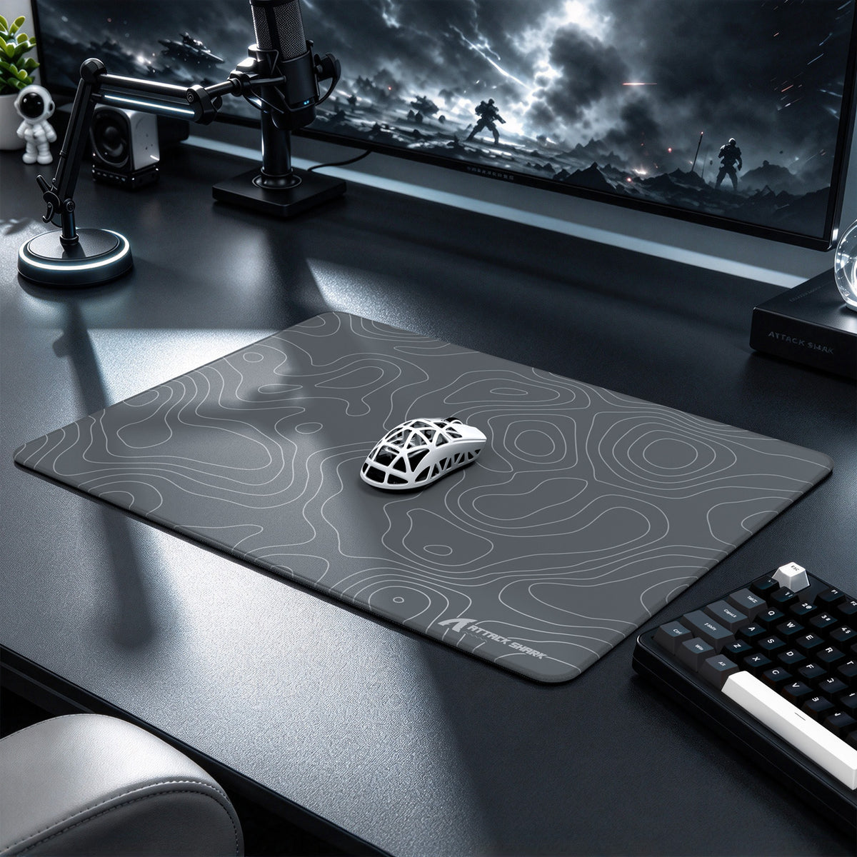Mousepad gamer eSport ATTACK SHARK CM02SE (405x305x4 MM)