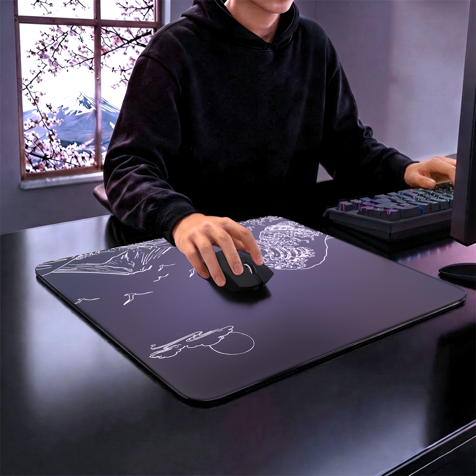 Mousepad Gamer de Vidro Temperado ATTACK SHARK CM05