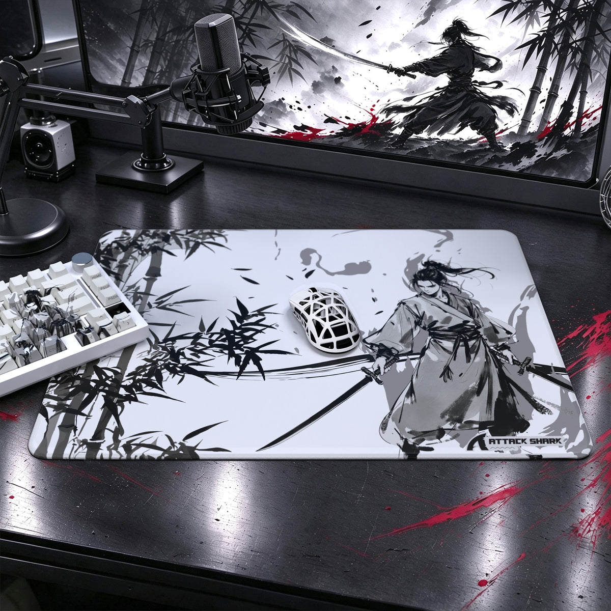 Mousepad gamer eSport ATTACK SHARK CM02SE (405x305x4 MM)