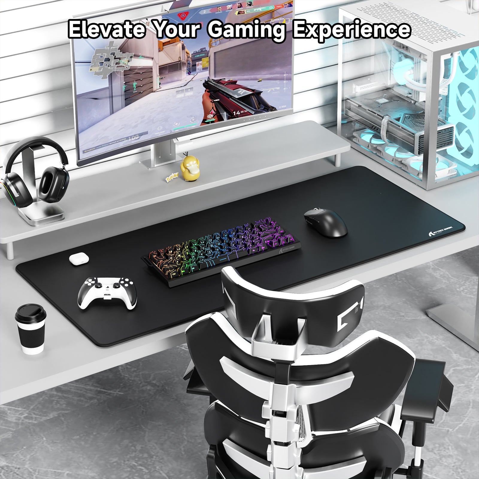 Mousepad Gamer eSport ATTACK SHARK CM02PRO (900x400x4 MM)