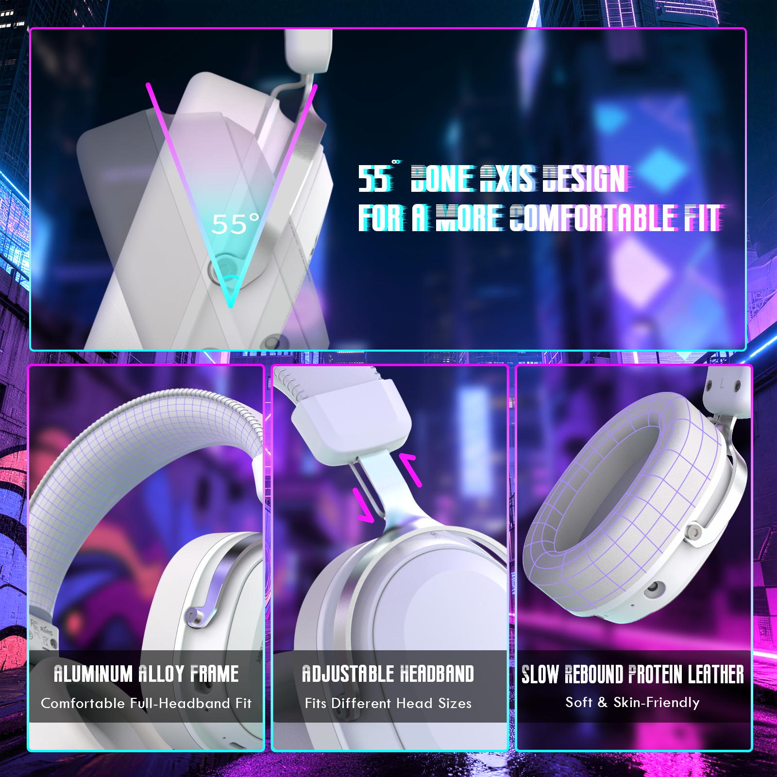 Headset Gamer Sem Fio ATTACK SHARK L30PRO