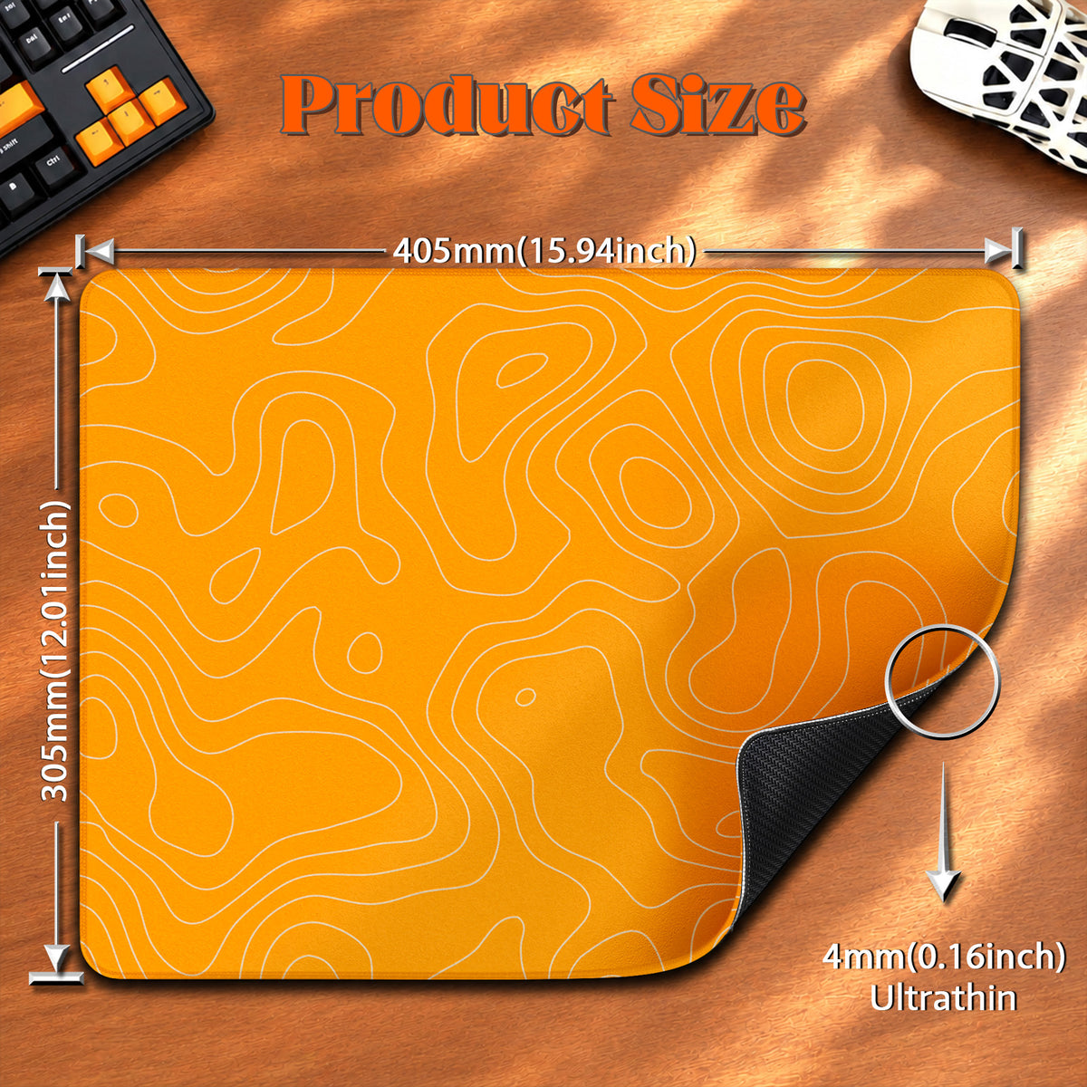 Mousepad gamer eSport ATTACK SHARK CM02SE (405x305x4 MM)