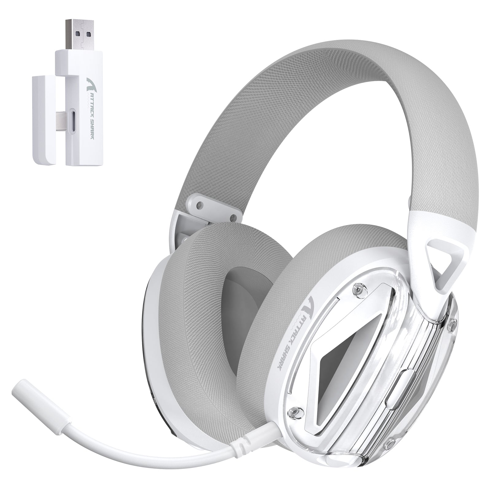 ATTACK SHARK L60 Headset Gamer Ultra-Leve Tri-Mode