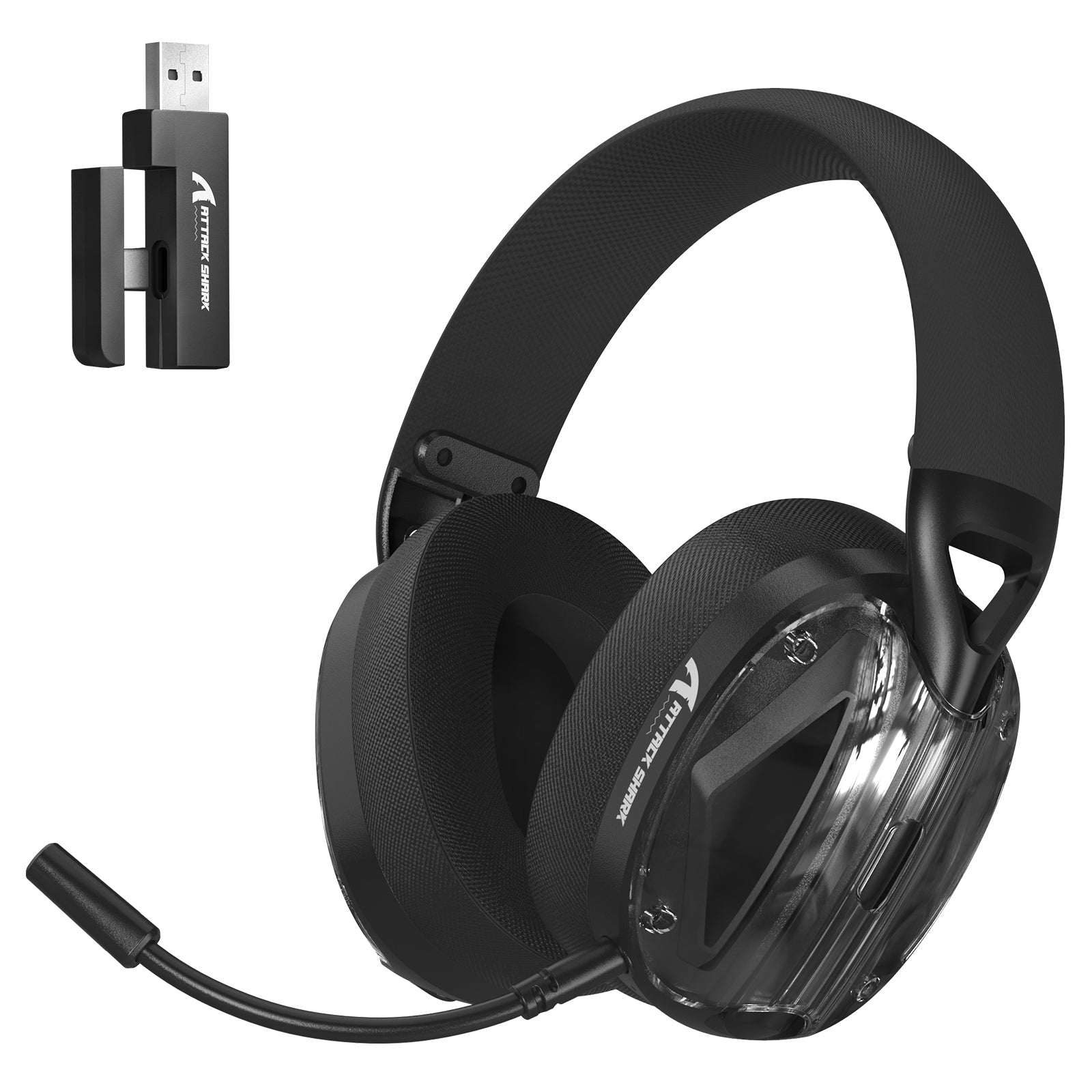 ATTACK SHARK L60 Headset Gamer Ultra-Leve Tri-Mode