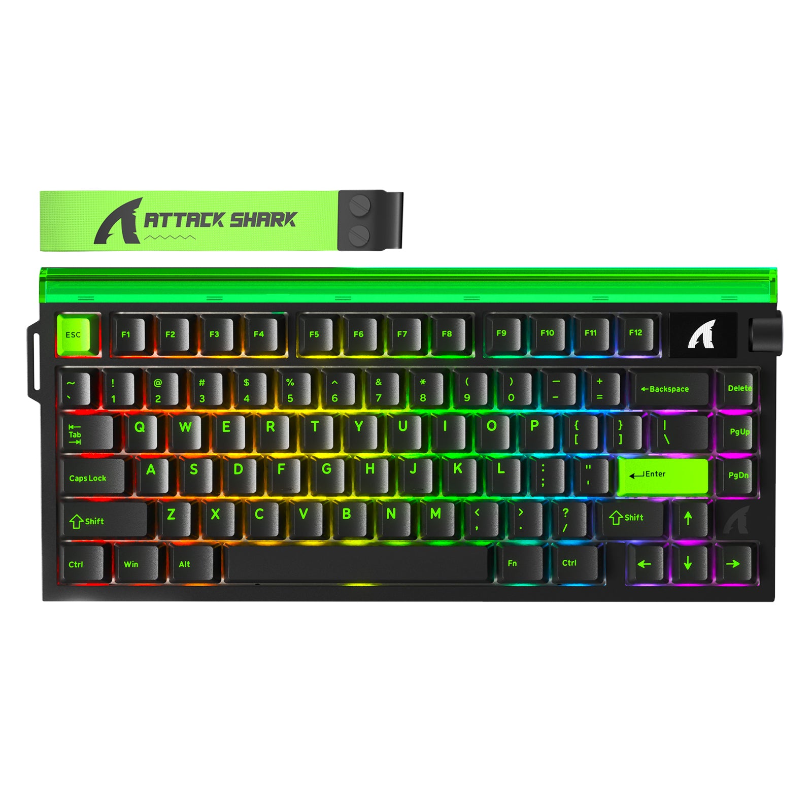 Teclado Mecânico ATTACK SHARK R85 HE Rapid Trigger com Switch Magnético e Custom Lightbox