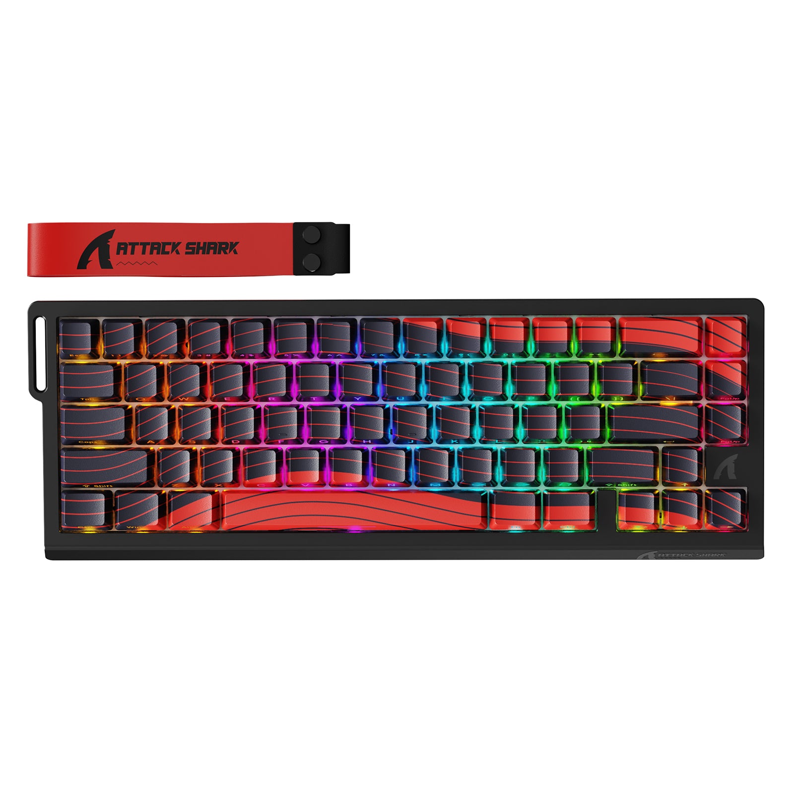 ATTACK SHARK X68PRO HE Teclado Rapid Trigger Sem Fio com Switch Magnético