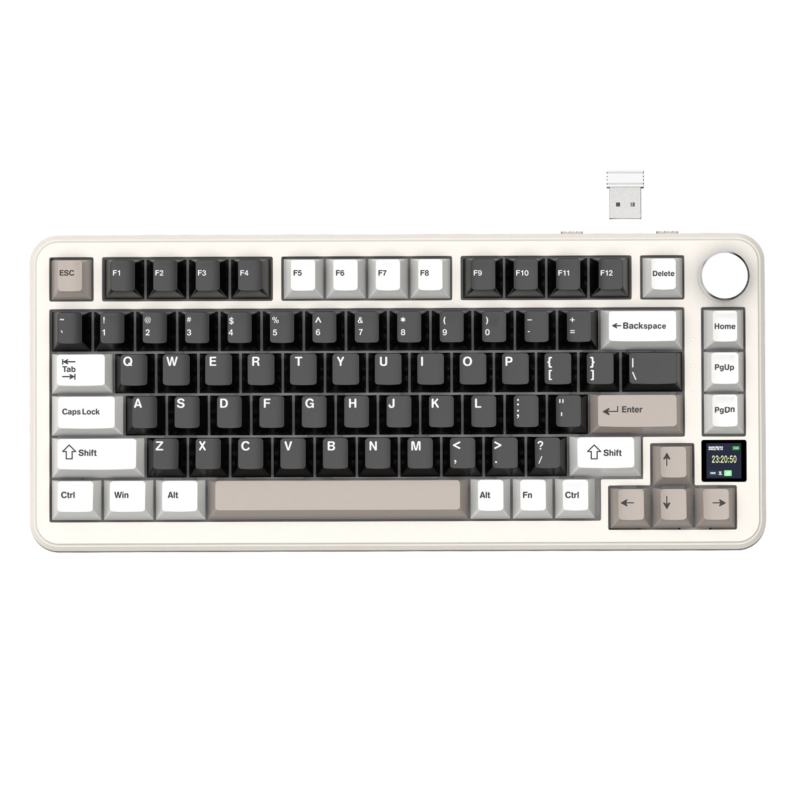 ATTACK SHARK X85PRO Teclado Mecânico Tri-modo com Gaxeta