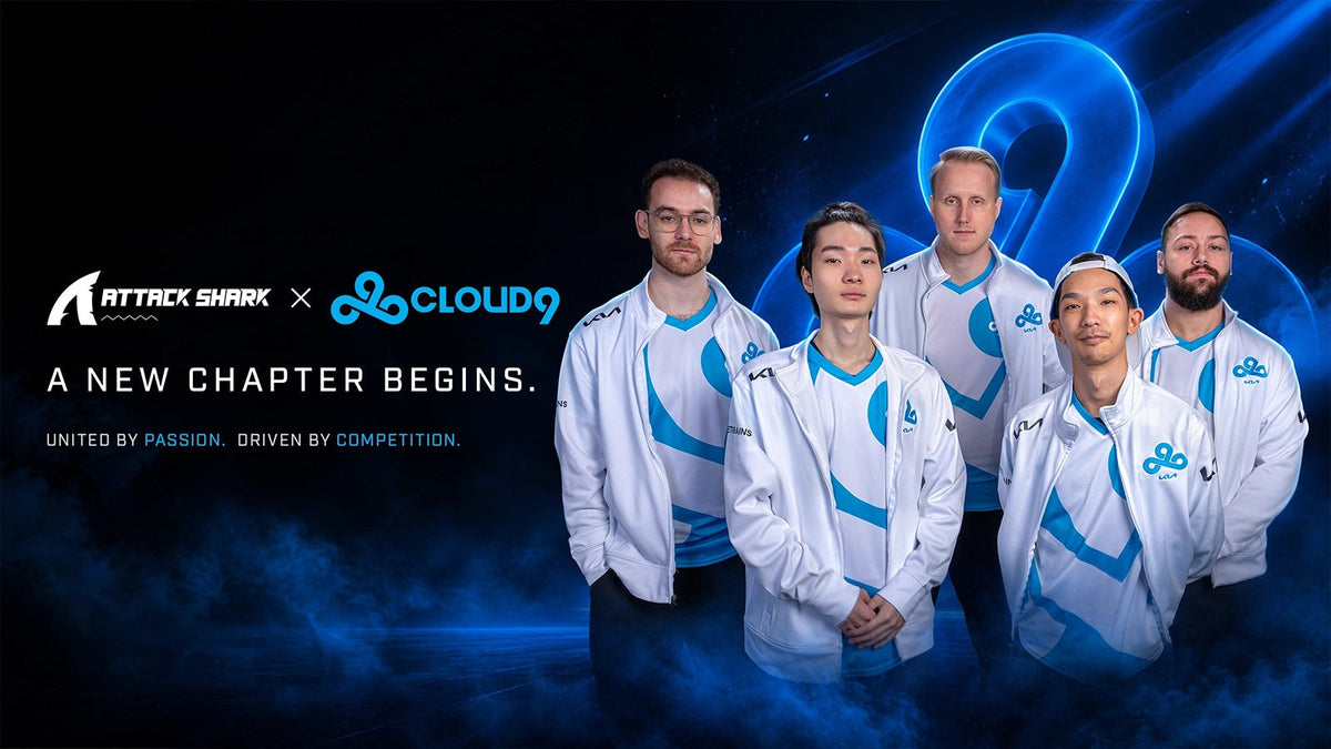 ATTACK SHARK and Cloud9 announce League of Legends team partnership with Cloud9 Kia players