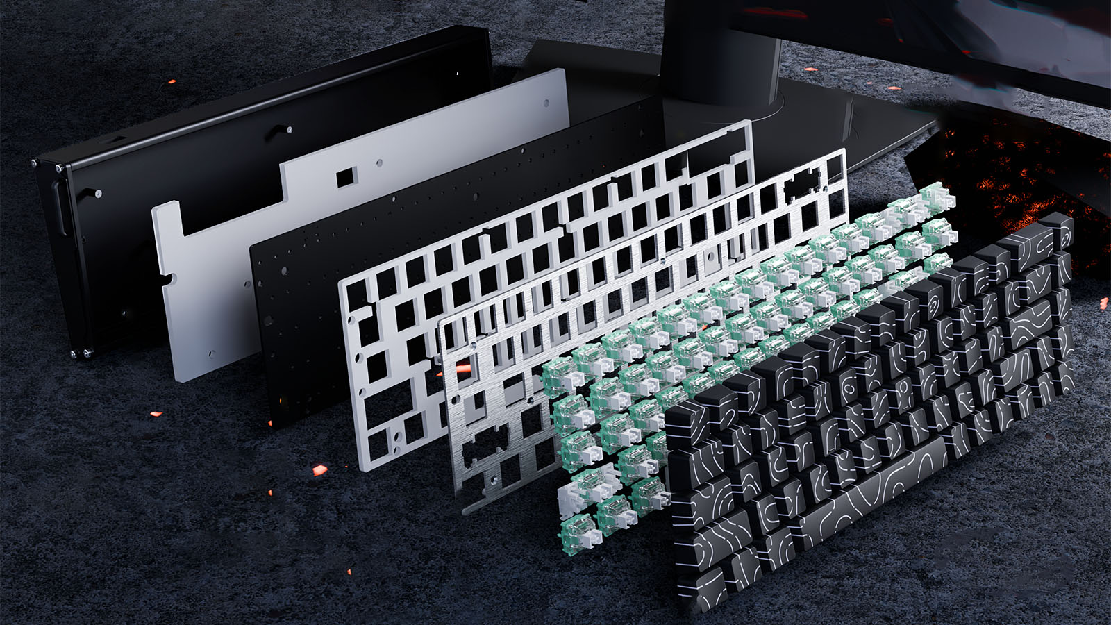 Montagem Gasket vs. Montagem Superior: Entendendo os Estilos de Montagem de Teclados