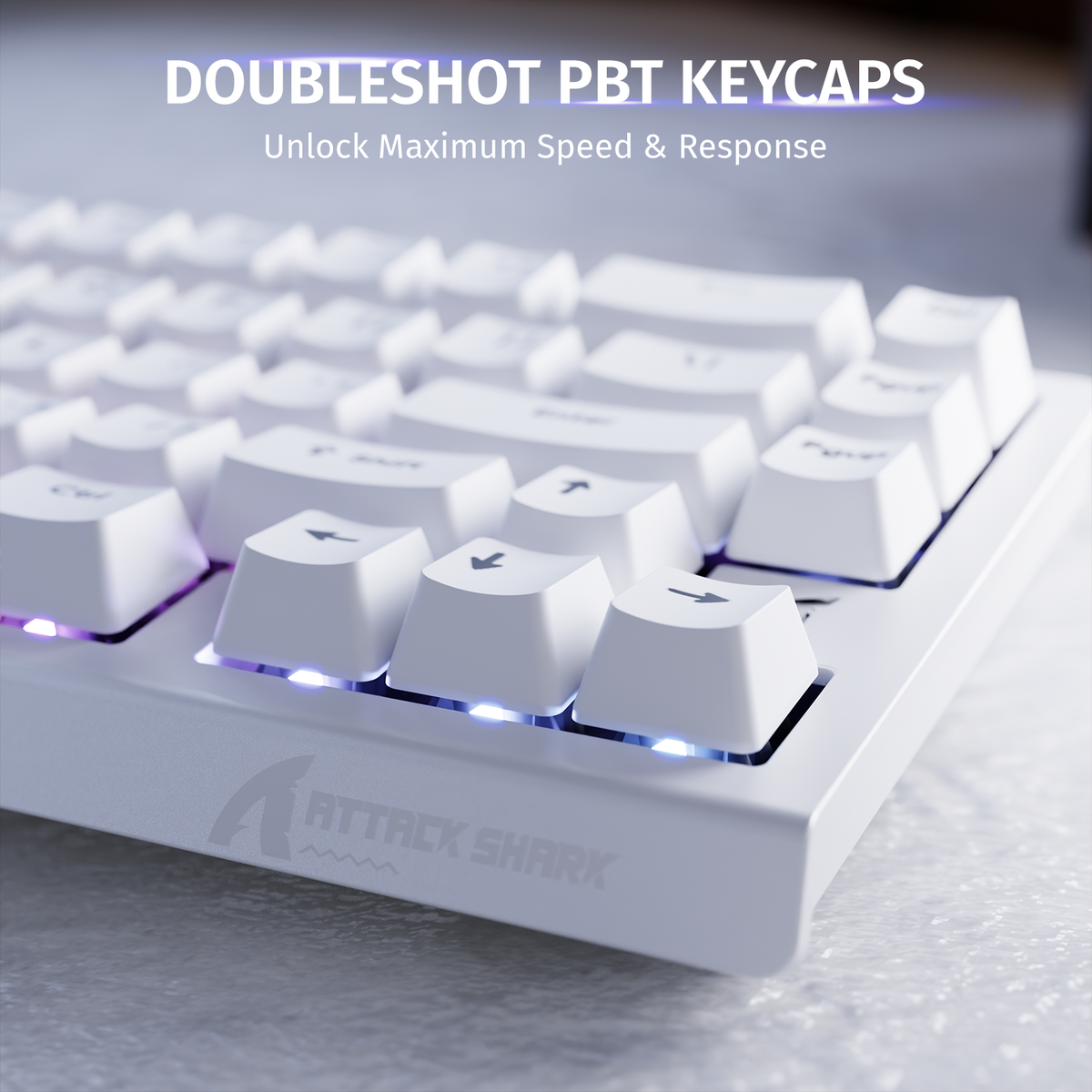 ATTACK SHARK X68 HE Teclado Rapid Trigger com Switch Magnético