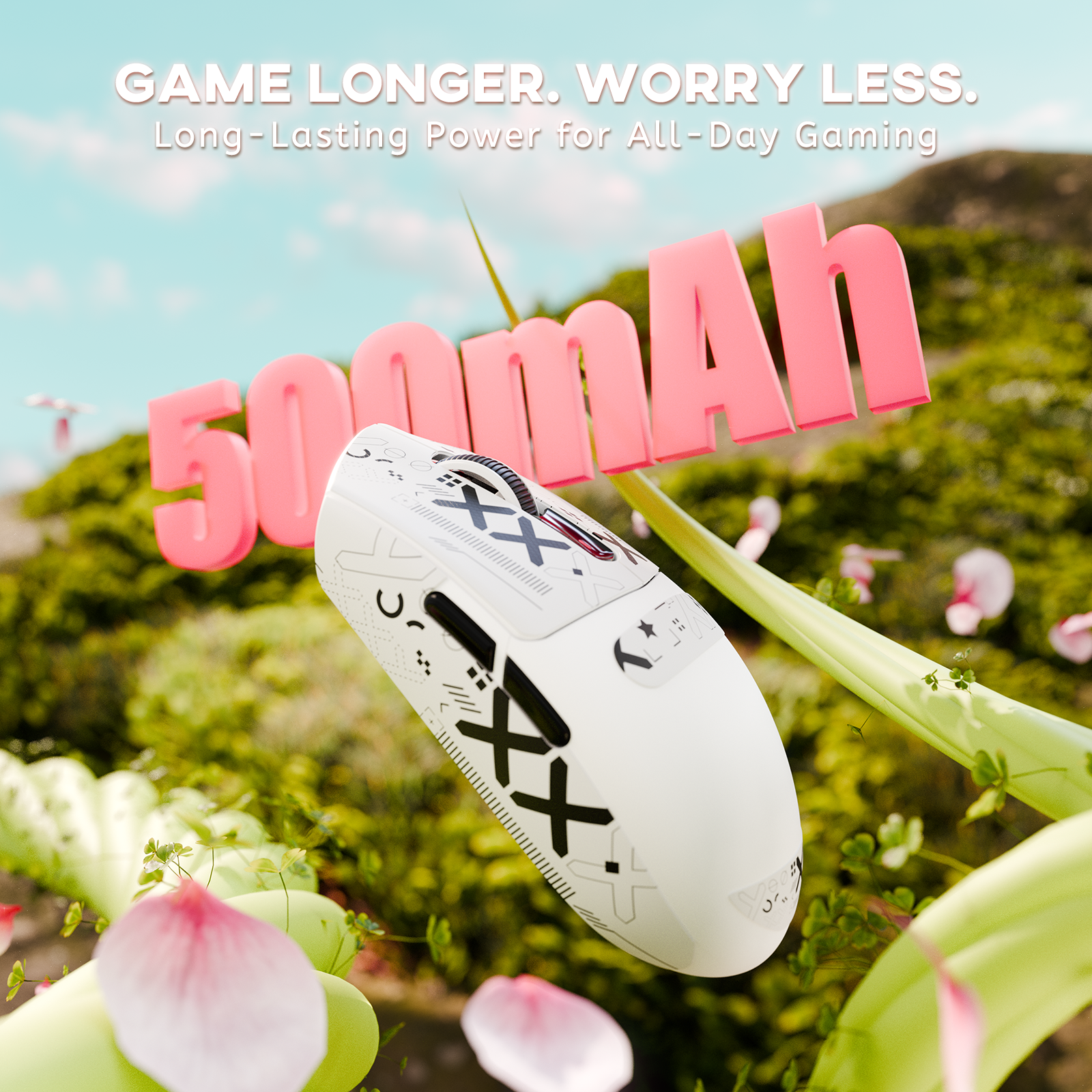 Mouse Gamer Sem Fio Tri-modo ATTACK SHARK G3 25000 DPI Ultraleve