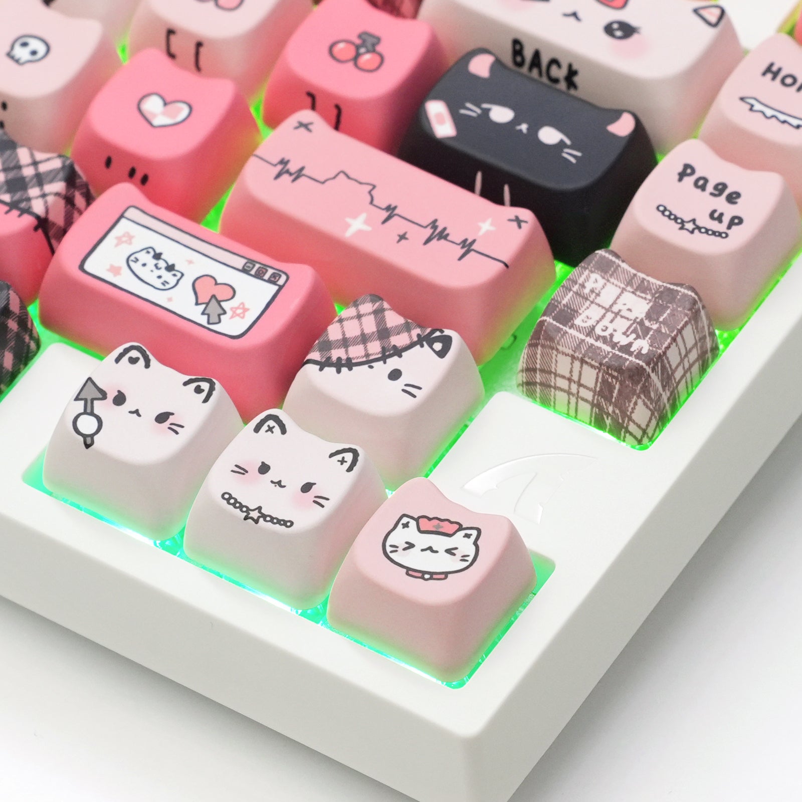 ATTACK SHARK SK05 118/119 teclas, keycaps de PBT, MOA, ANSI