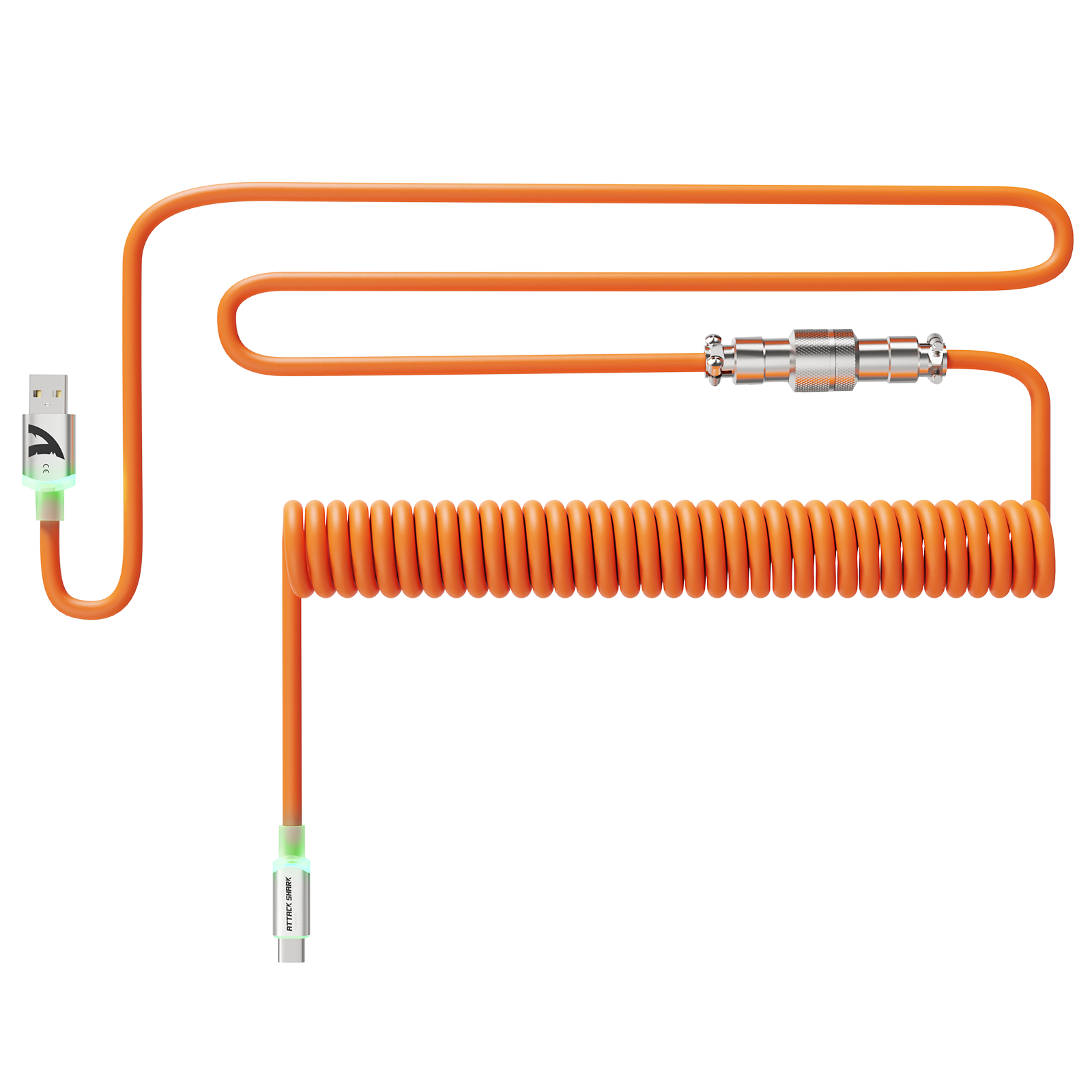 ATTACK SHARK C01Cabo Aviador Personalizado Ultra para Teclado Magnético 8KHz