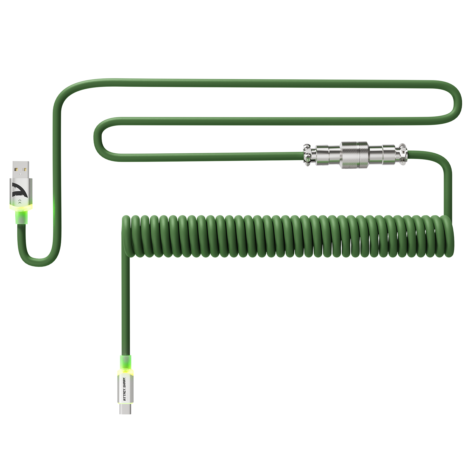 ATTACK SHARK C01Cabo Aviador Personalizado Ultra para Teclado Magnético 8KHz