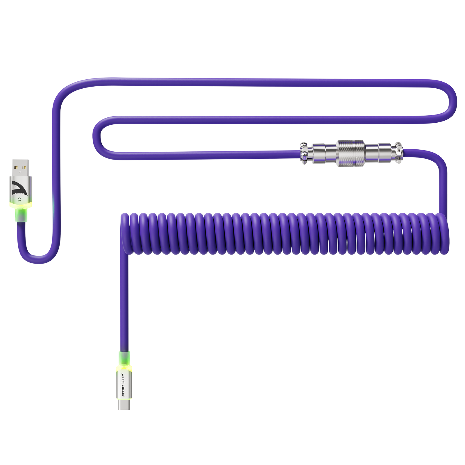 ATTACK SHARK C01Cabo Aviador Personalizado Ultra para Teclado Magnético 8KHz