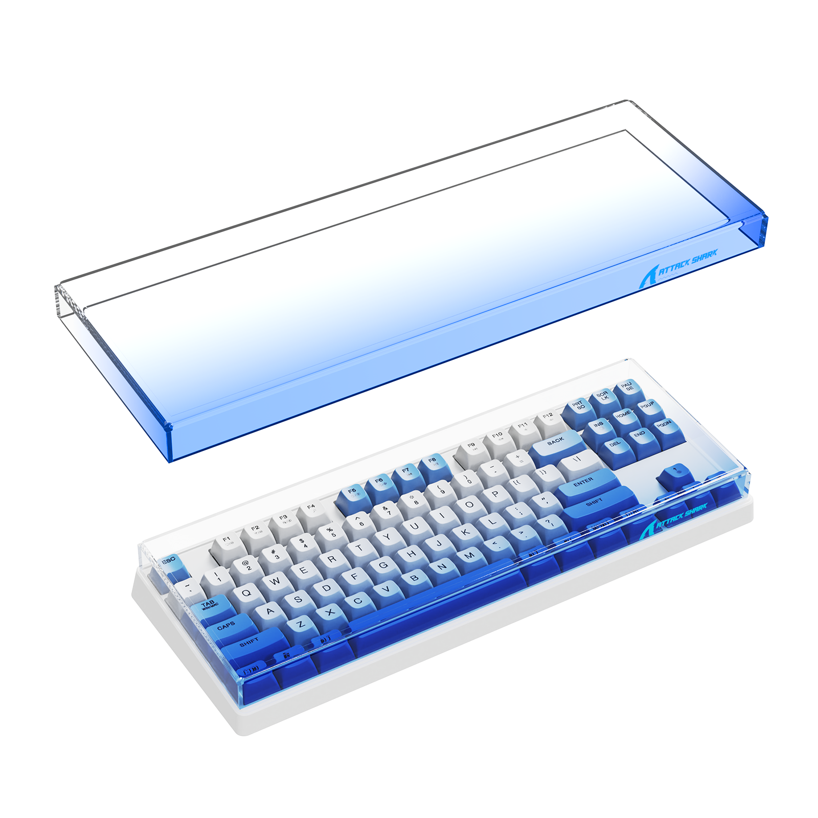 ATTACK SHARK Capa Protetora de Teclado 87 Teclas