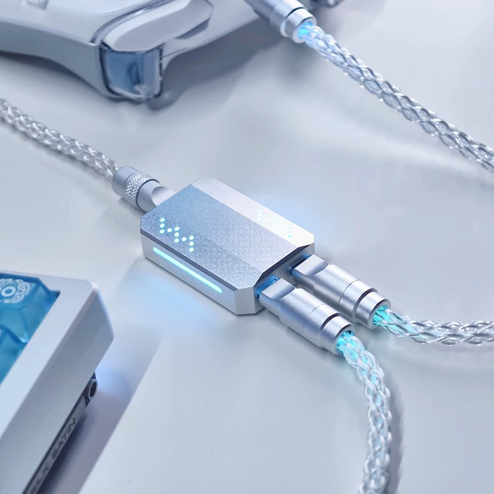 Cabo Tipo C 2 em 1 ATTACK SHARK C07 PRO para Teclado/Mouse Gamer 8KHz