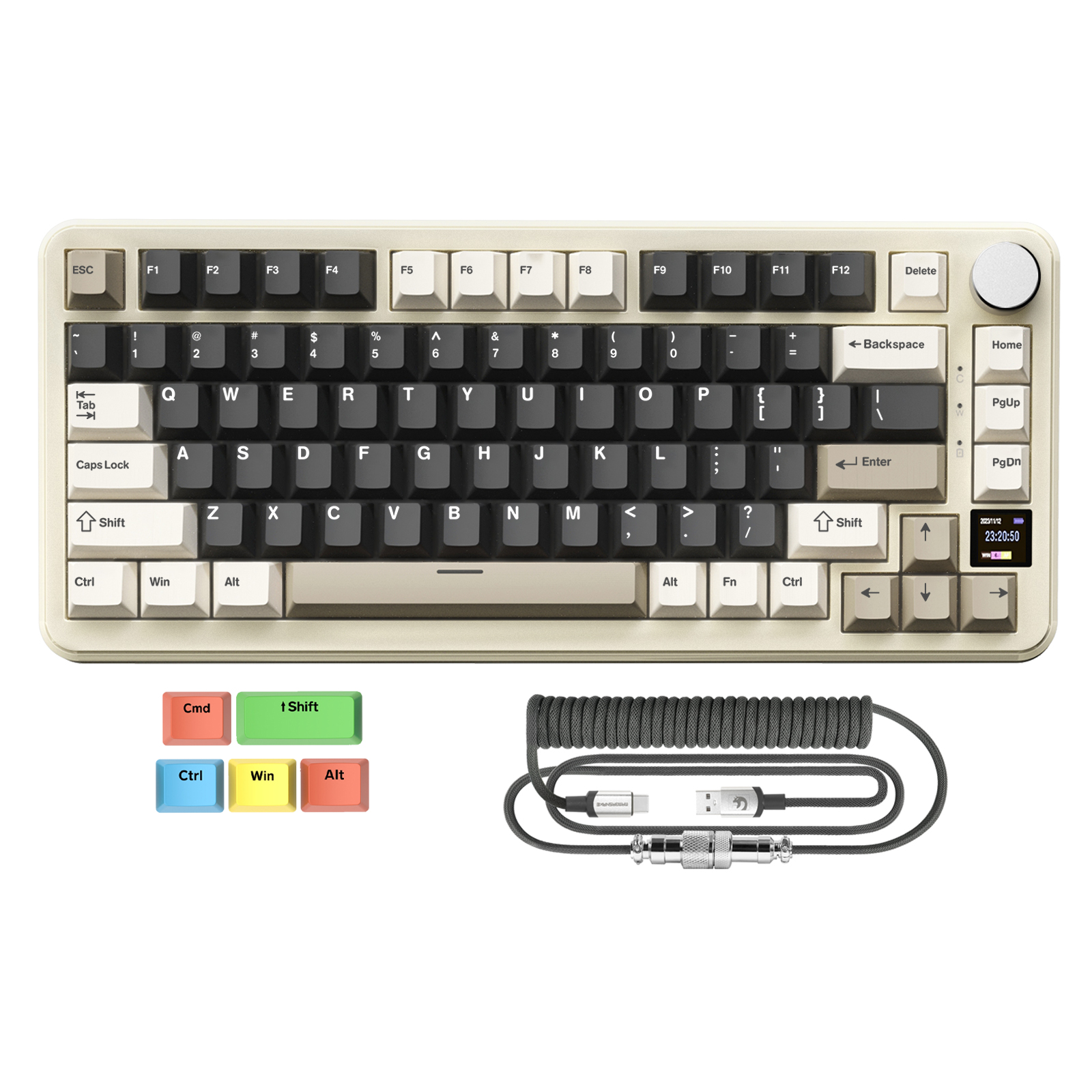 ATTACK SHARK X85PRO Teclado Mecânico Tri-modo com Gaxeta