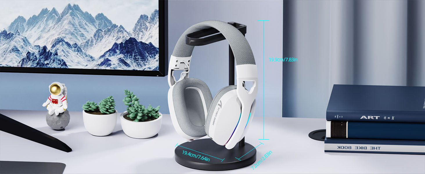 ATTACK SHARK L90 Headset Gamer Dobrável RGB Ultra-Leve Tri-modo